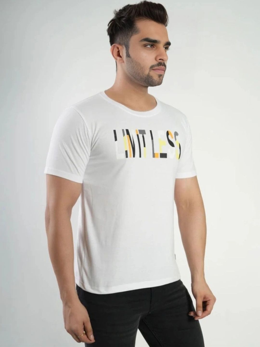 FLORA SHINE Men Typography Printed Bio Finish T-shirt-picture-51