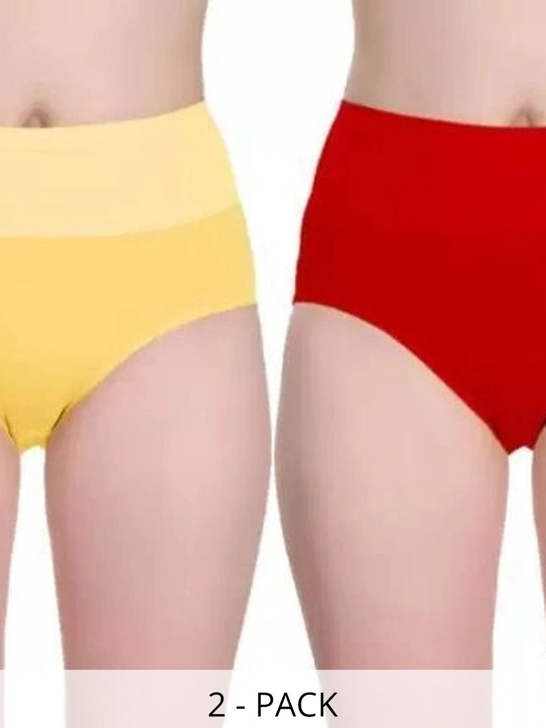 Bebron Women Pack of 2 Assorted Basic Briefs-picture-23