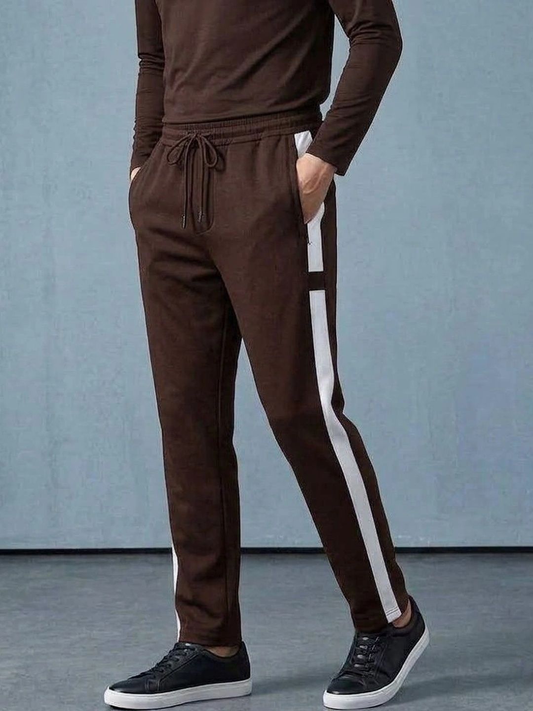 FLYWIND Men Regular Fit Colourblocked Training Track Pants-picture-26