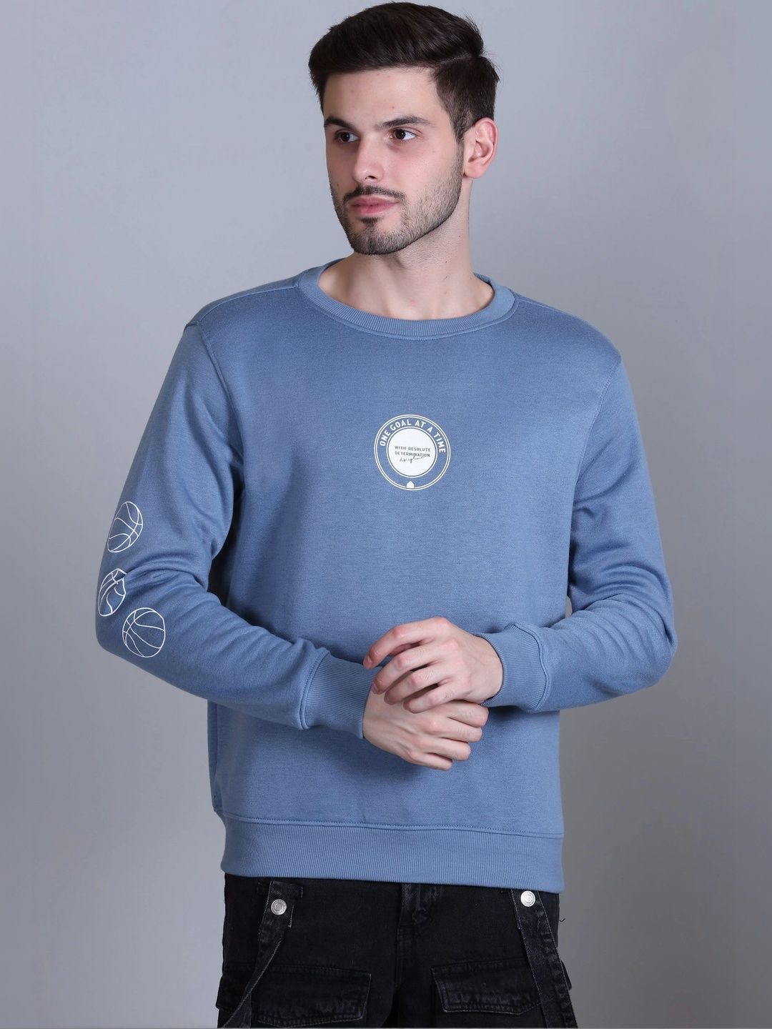 HERE&NOW Men Printed Sweatshirt-picture-32