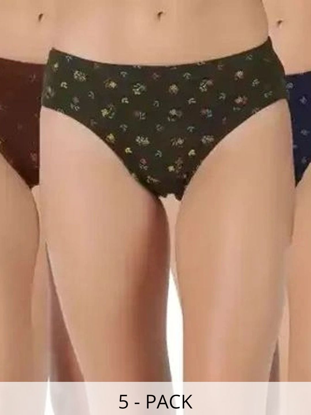 Bebron Women Pack of 5 Printed Assorted Bikini-picture-57