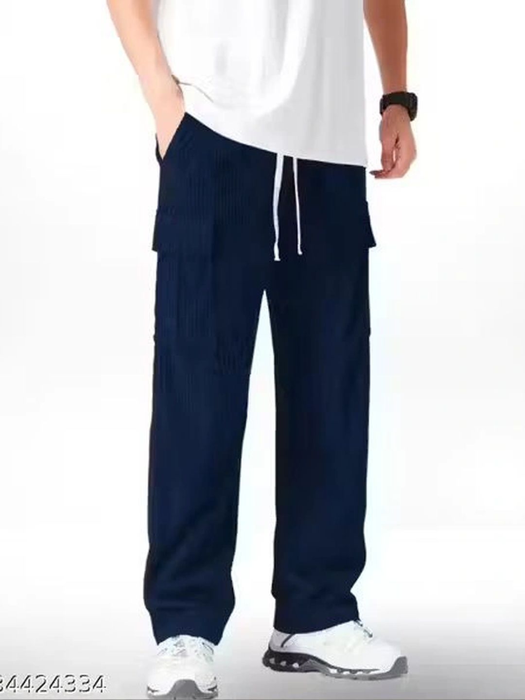 FLYWIND Men Regular Fit Dry Fit Training Cargos-picture-38