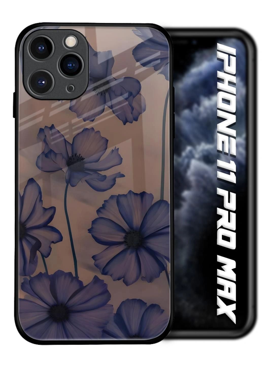 QRIOH Floral Printed iPhone 11 Pro Max Back Case Mobile Accessories-image-41