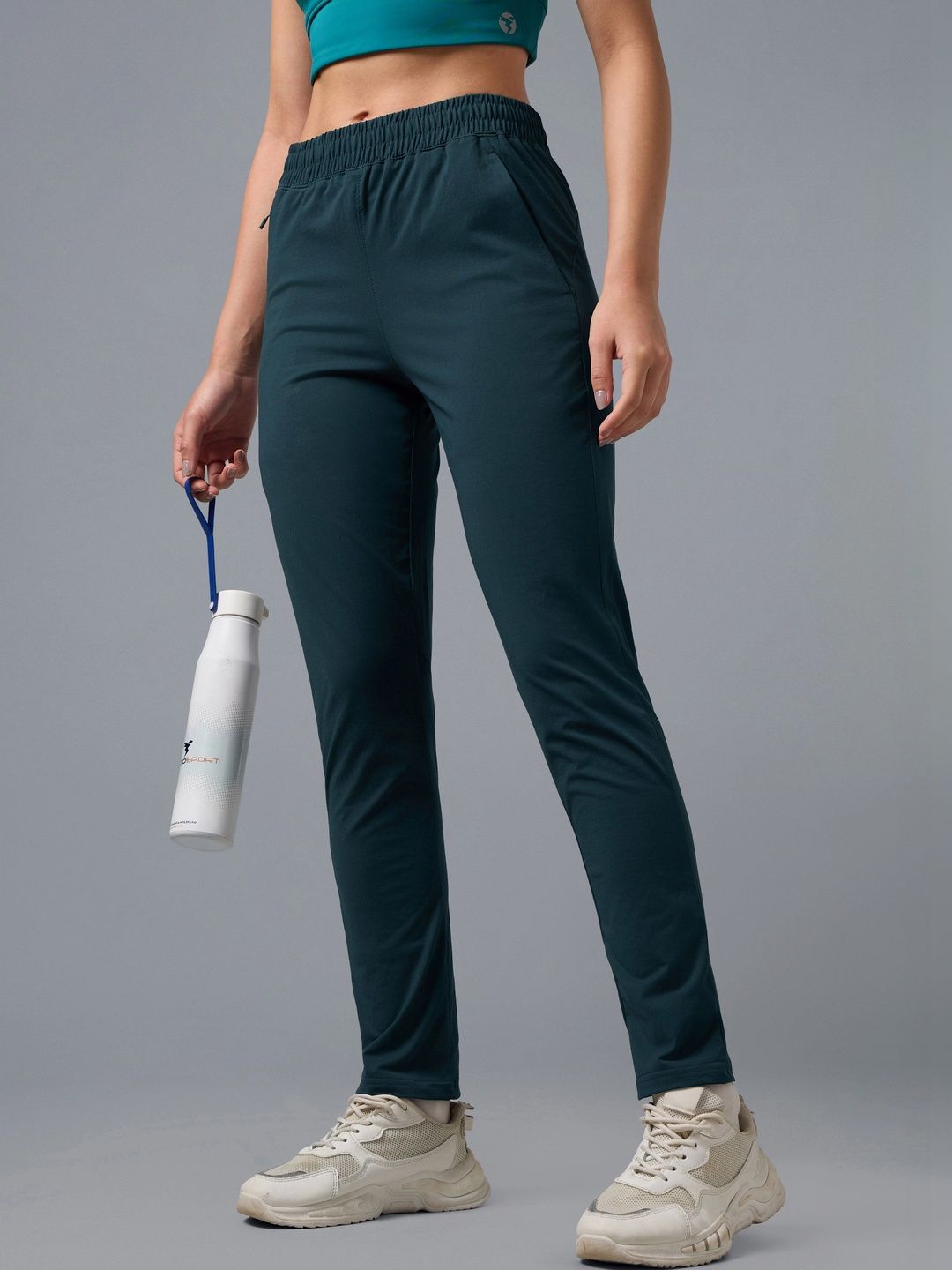 Technosport Women Relaxed Fit Rapid-Dry Training Track Pants-image-7