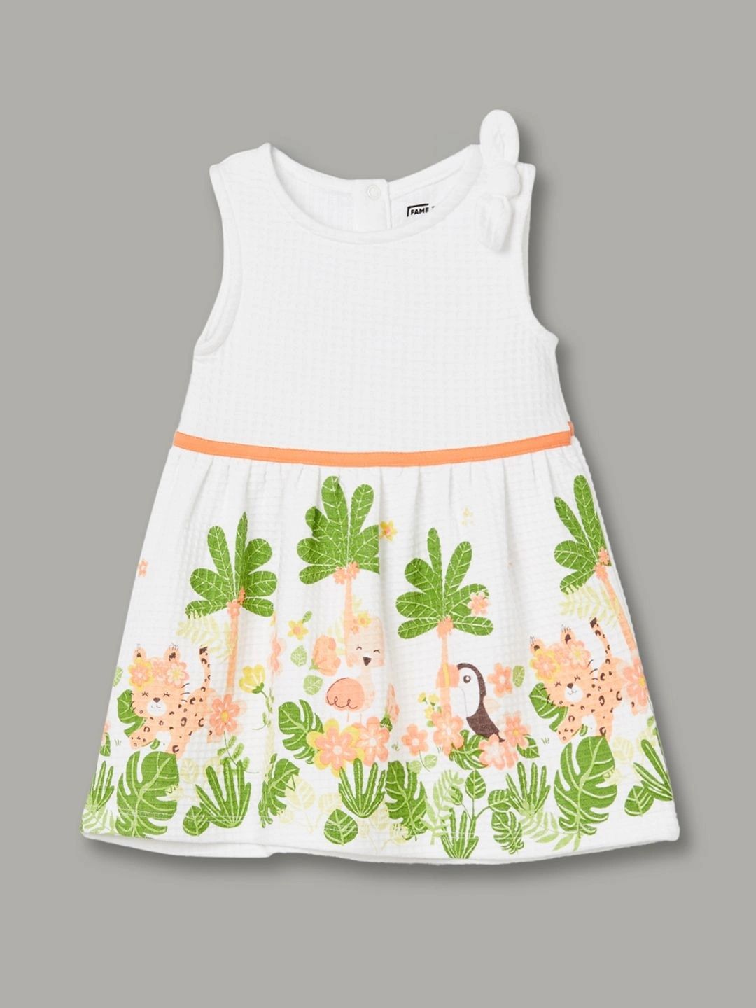 Fame Forever by Lifestyle Tropical Print A-Line Dress-picture-56