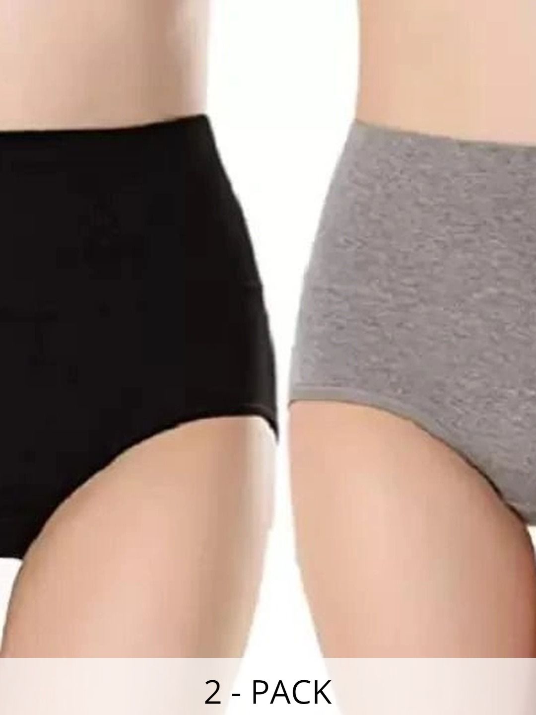 Bebron Women Pack of 2 Assorted Basic Briefs-picture-45