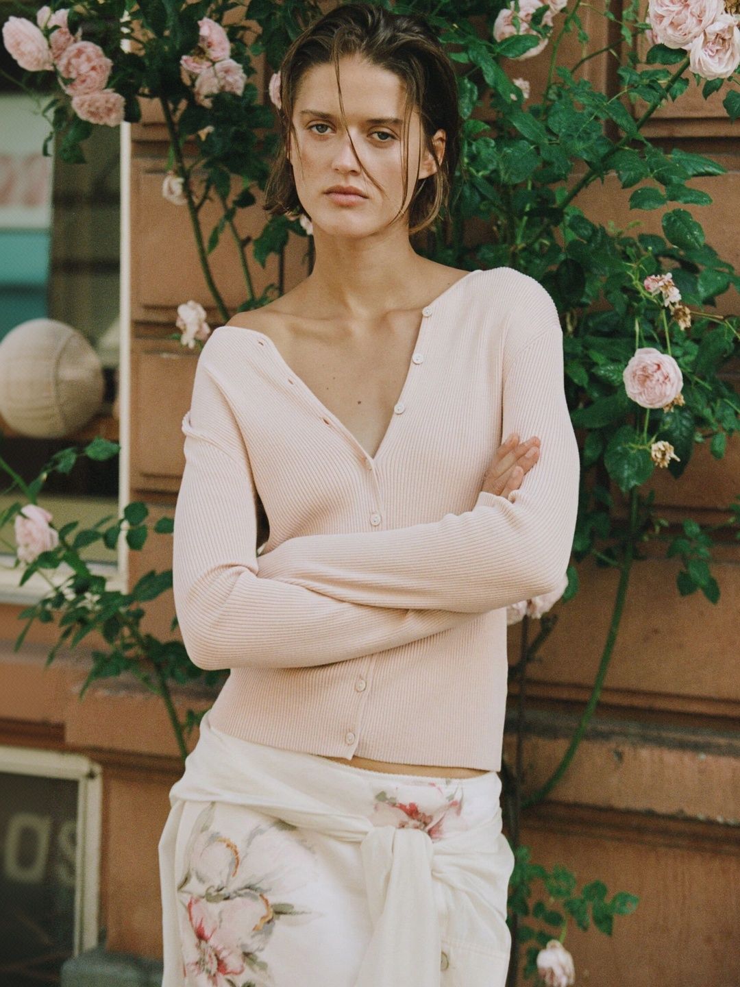 H&M Women Ribbed Crop Cardigan-picture-30