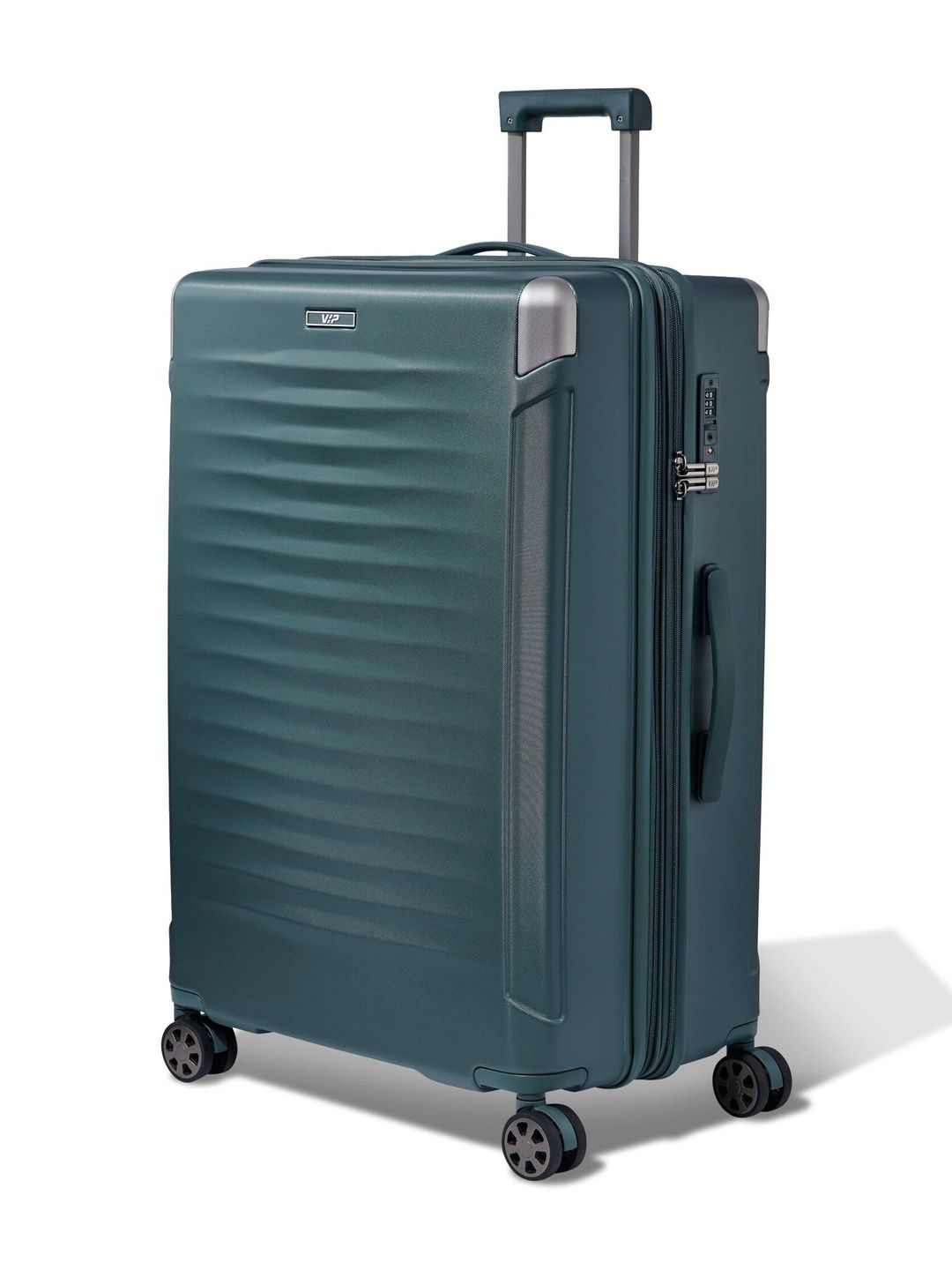 VIP Unisex Shockedge Green Large Hard Luggage 76cm Check-in Trolley Bag with TSA Lock-picture-5