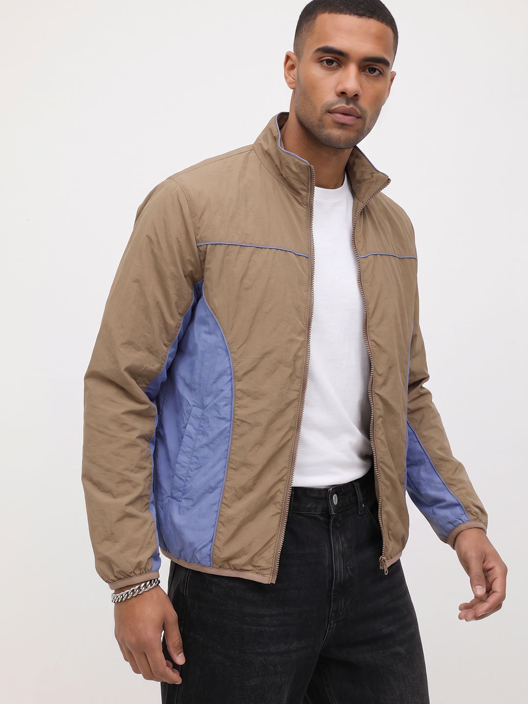 The Roadster Life Co. Colourblocked Lightweight Tailored Jacket-picture-34
