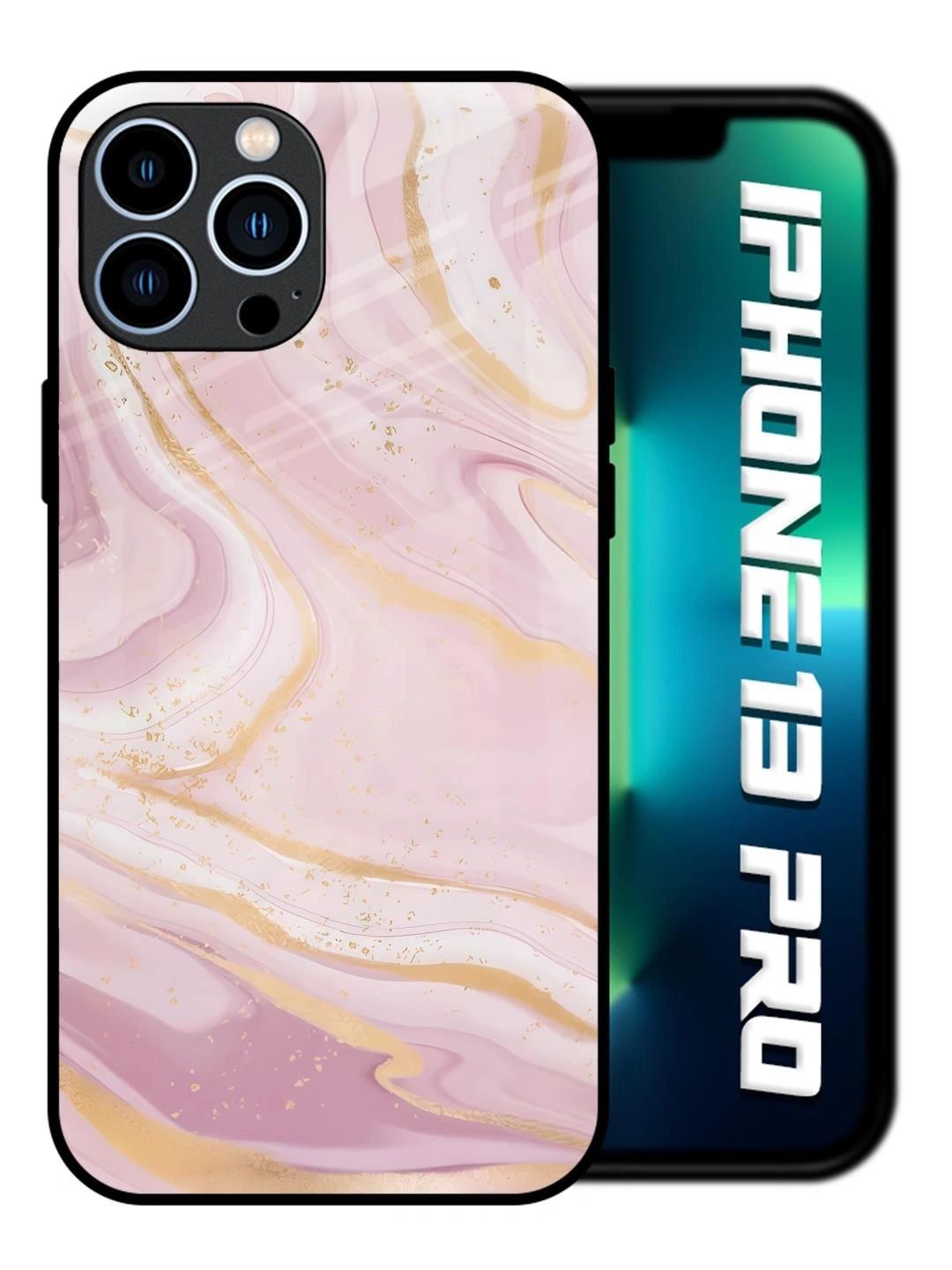 QRIOH Abstract Printed iPhone 13 Pro Back Case Mobile Accessories-picture-49