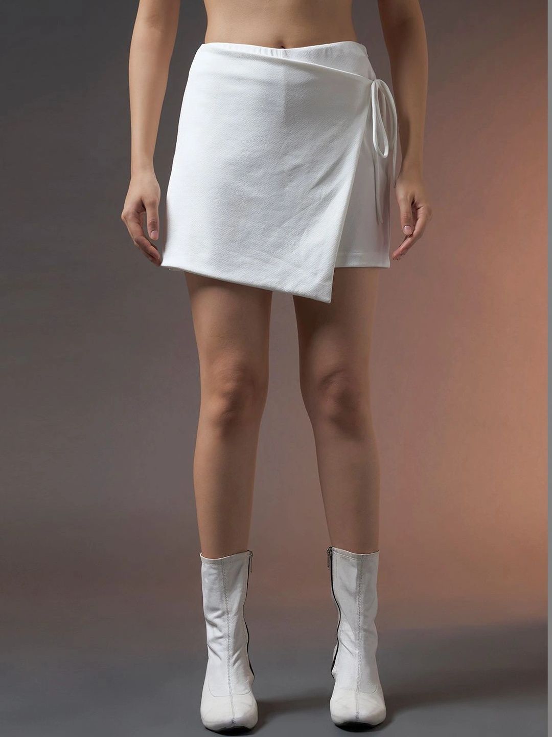 Trend Arrest Women Mini Wrap Skirt-picture-28