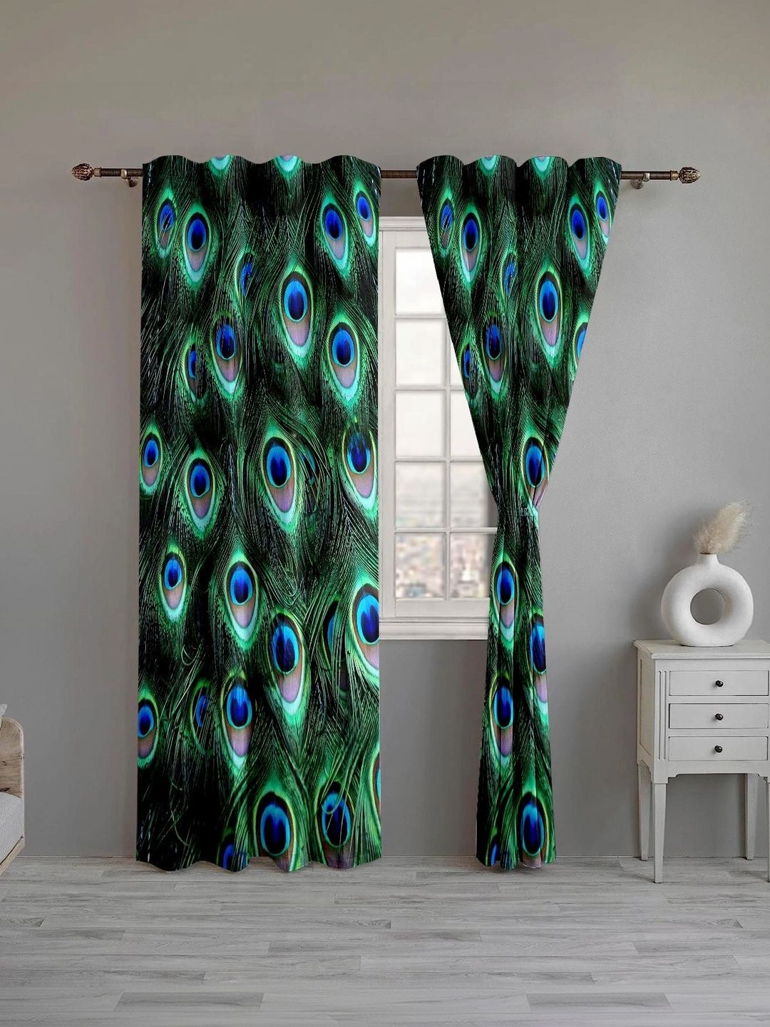 CURTAINRY Pink Window Curtain-image-0