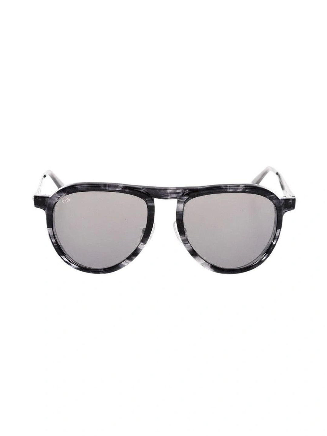 OAMC Men Grey Lens & Black Aviator Sunglasses with-image-48