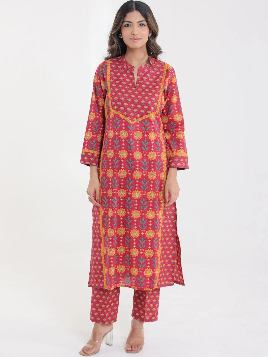 Chhaap tilak Floral Printed Pure Cotton Handloom Kurti-picture-43
