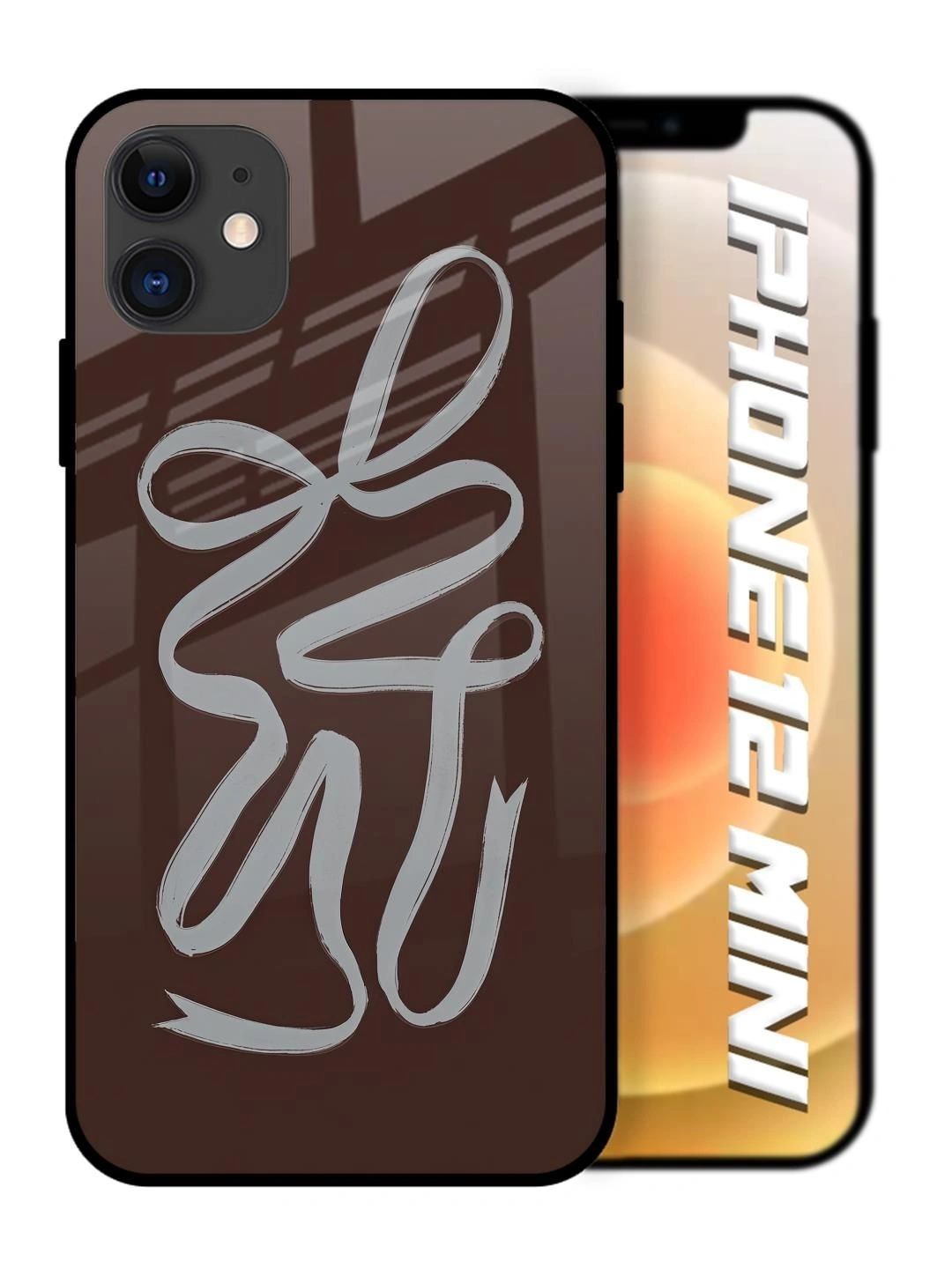 QRIOH Abstract Printed iPhone 12 Mini Back Case Mobile Accessories-picture-35
