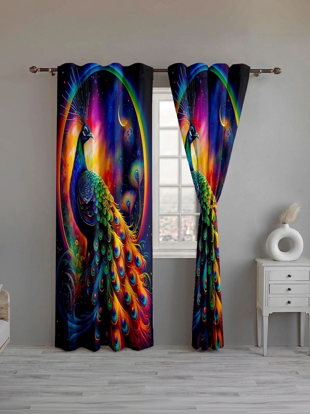 CURTAINRY Multicoloured Long Door Curtain-picture-13