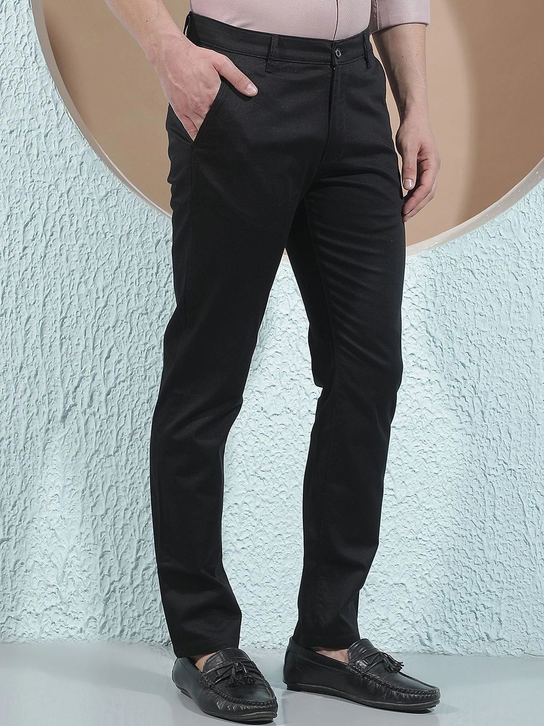 Crimsoune Club Men Slim Fit Chinos Trousers-picture-31