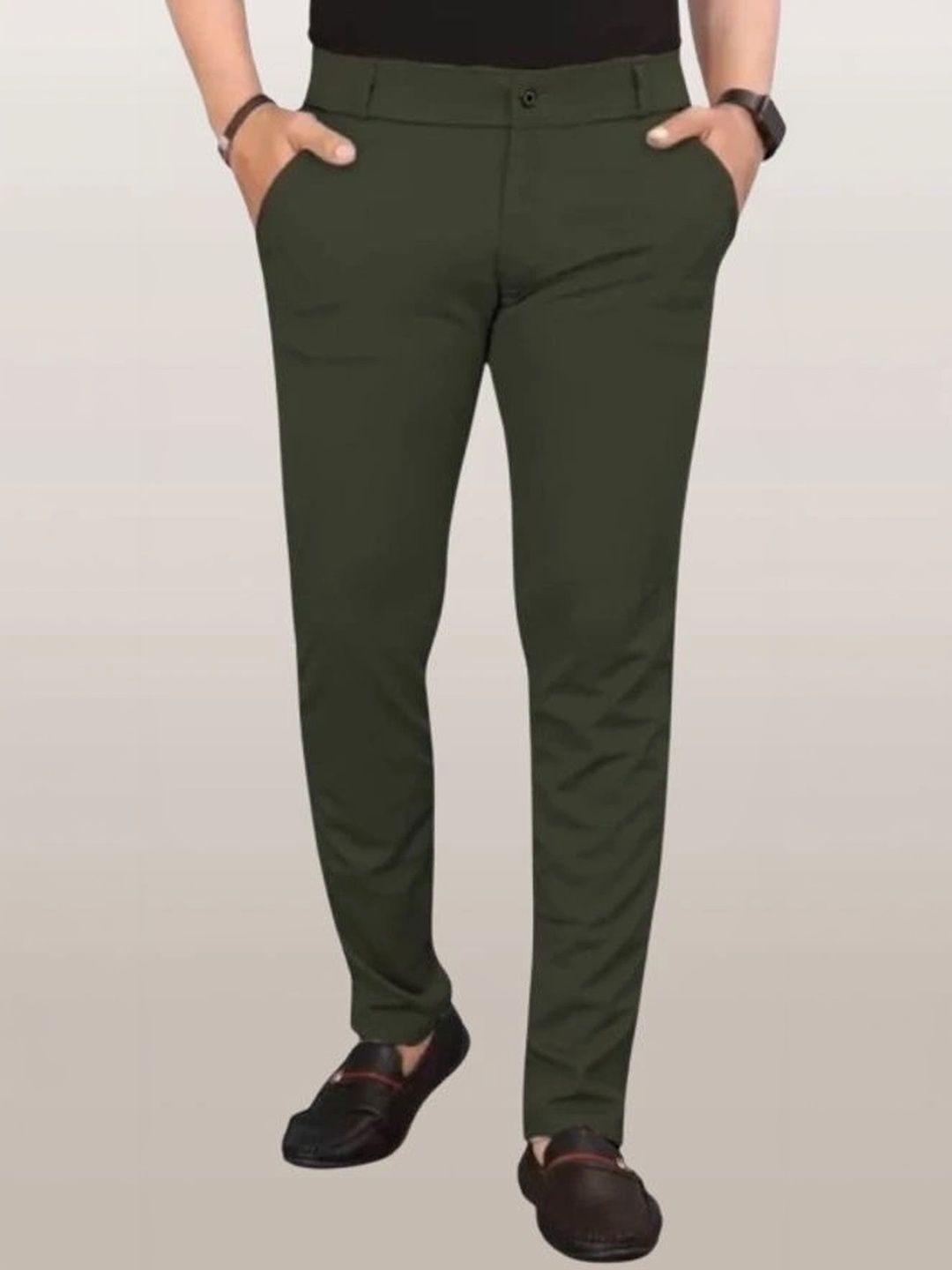 Nitya TrackP Men Smart Slim Fit Trousers-picture-46