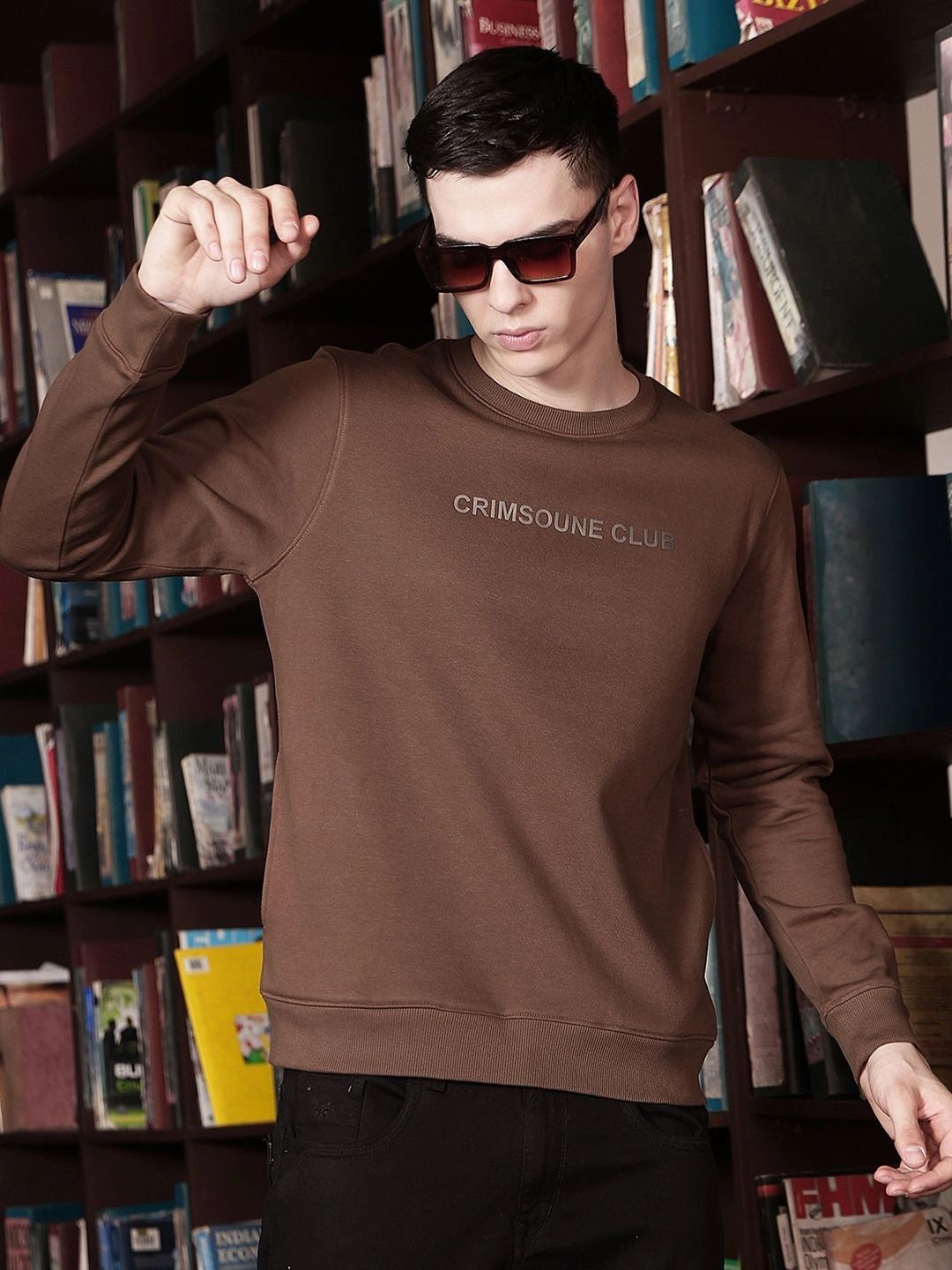 Crimsoune Club Men Printed Sweatshirt-image-48