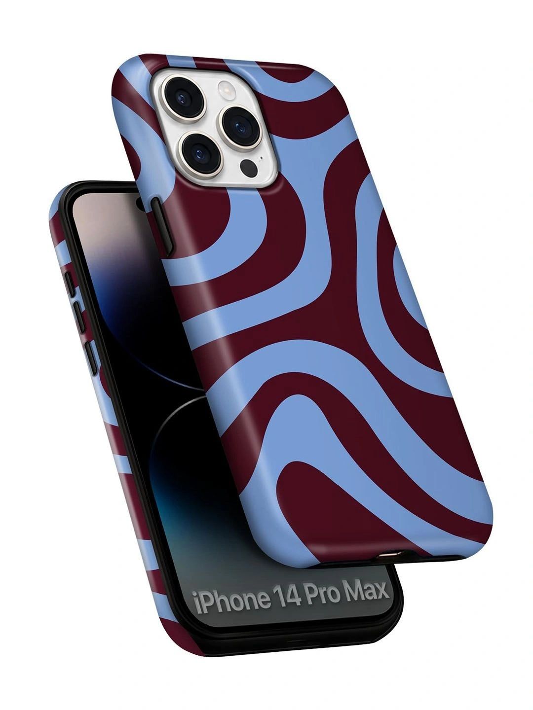 QRIOH Abstract Printed iPhone 14 Pro Max Back Case Mobile Accessories-picture-14