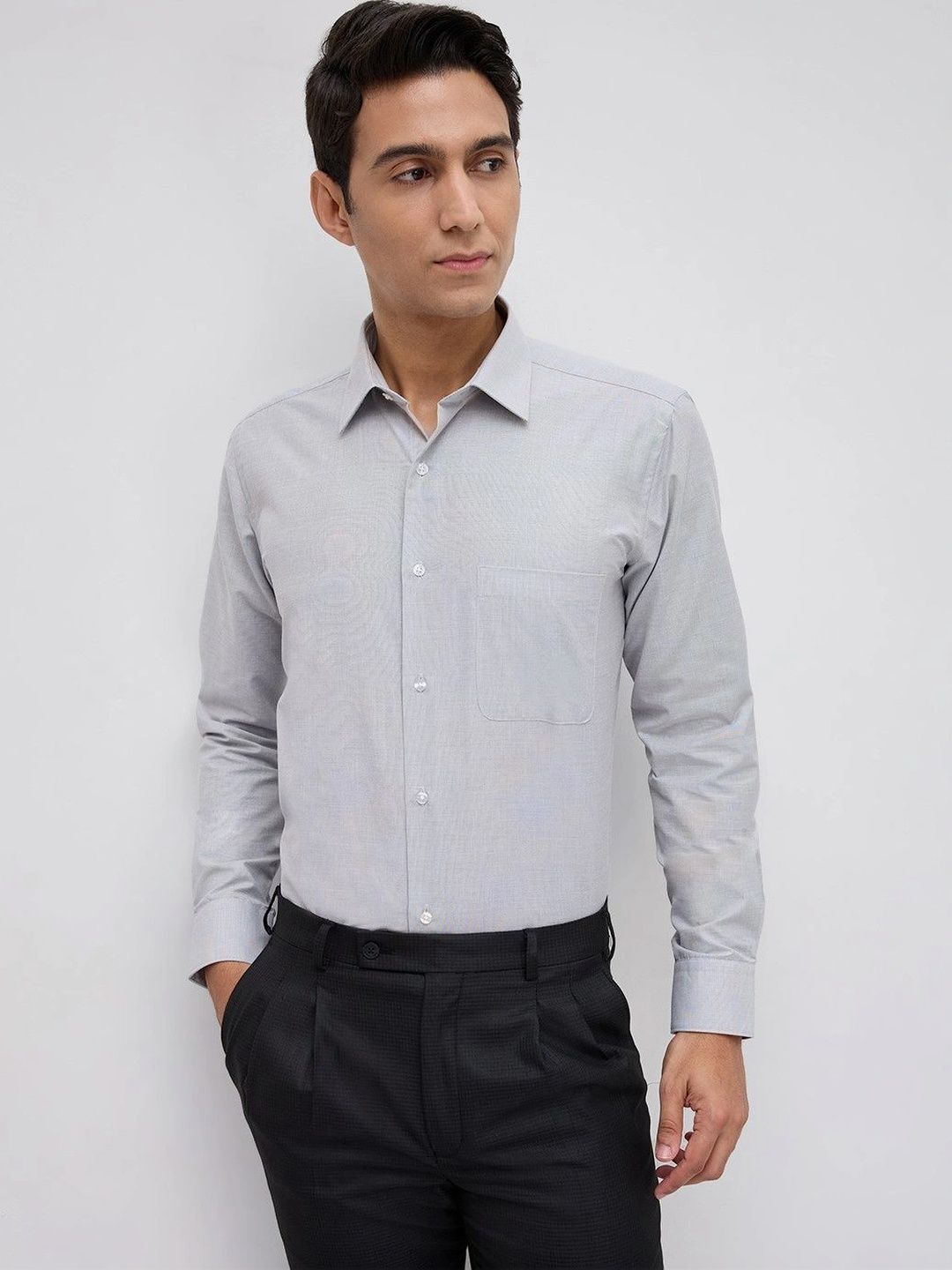 Park Avenue Men Classic Slim Fit Formal Shirt-picture-30