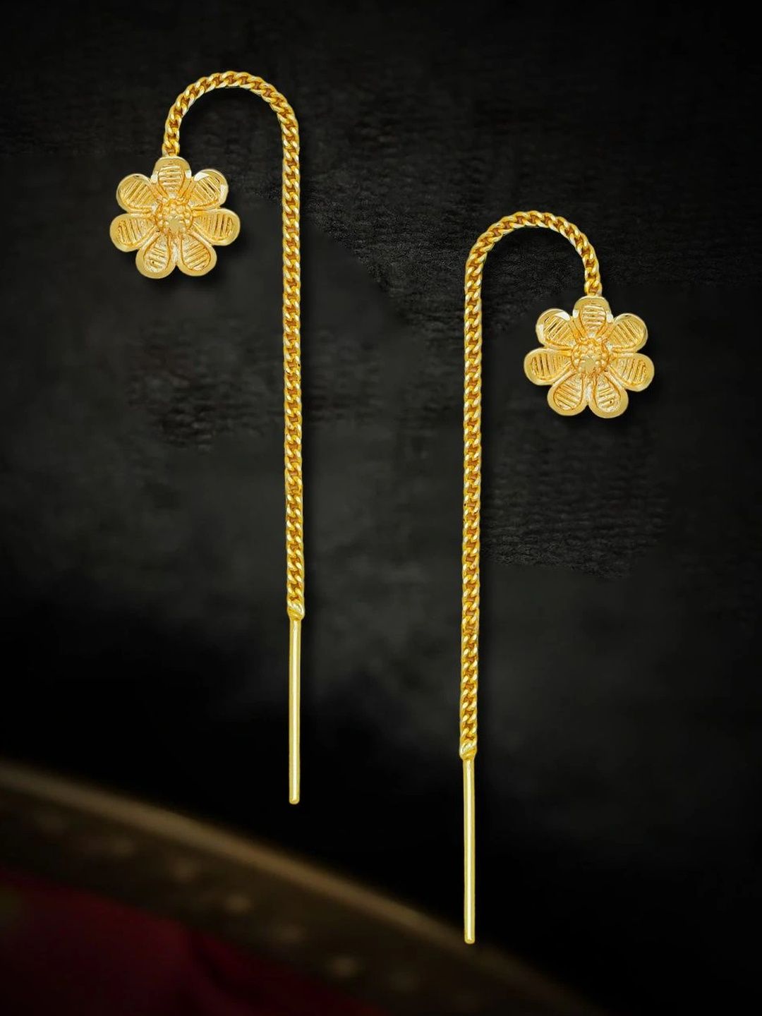 Drashti Collection Floral Drop Earrings-picture-21