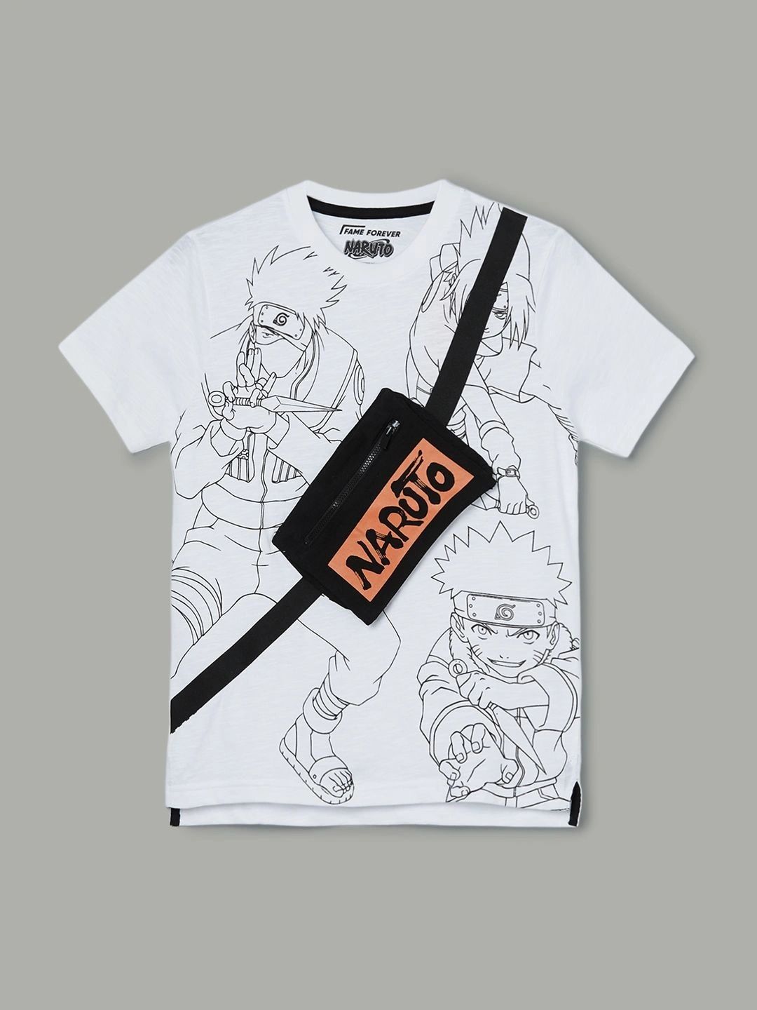 Fame Forever by Lifestyle Boys Printed Pockets T-shirt-picture-37