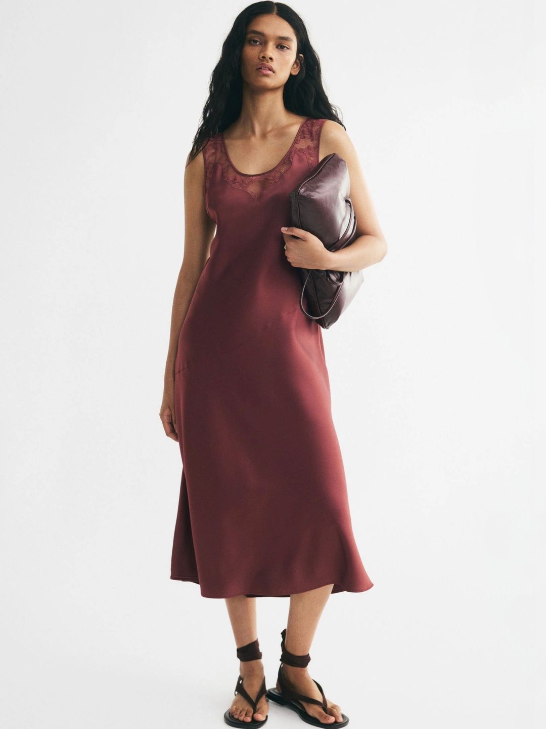 H&M Embroidered Sheath Midi Dress-picture-23