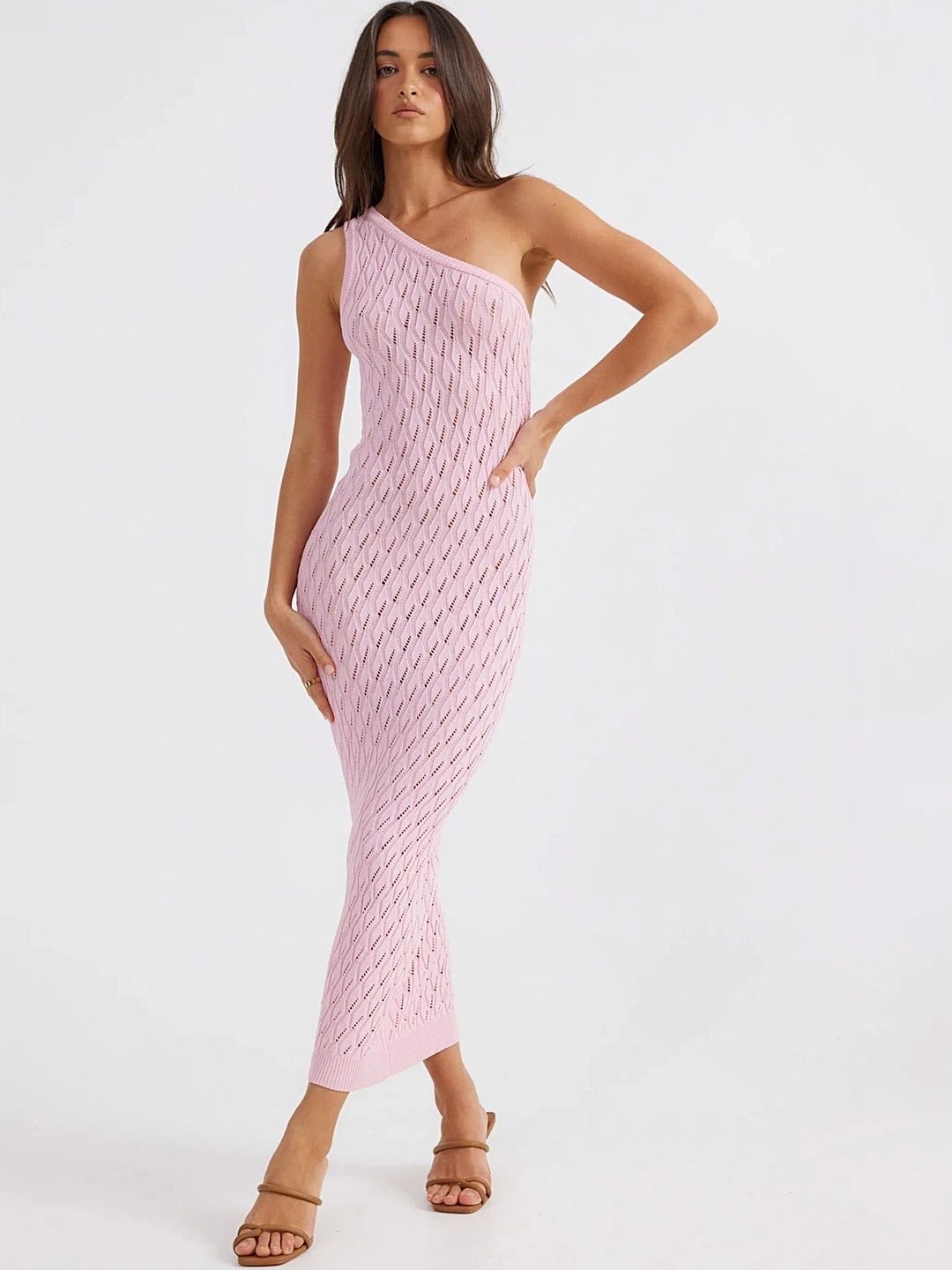 LULU & SKY Bodycon Maxi Dress-image-35