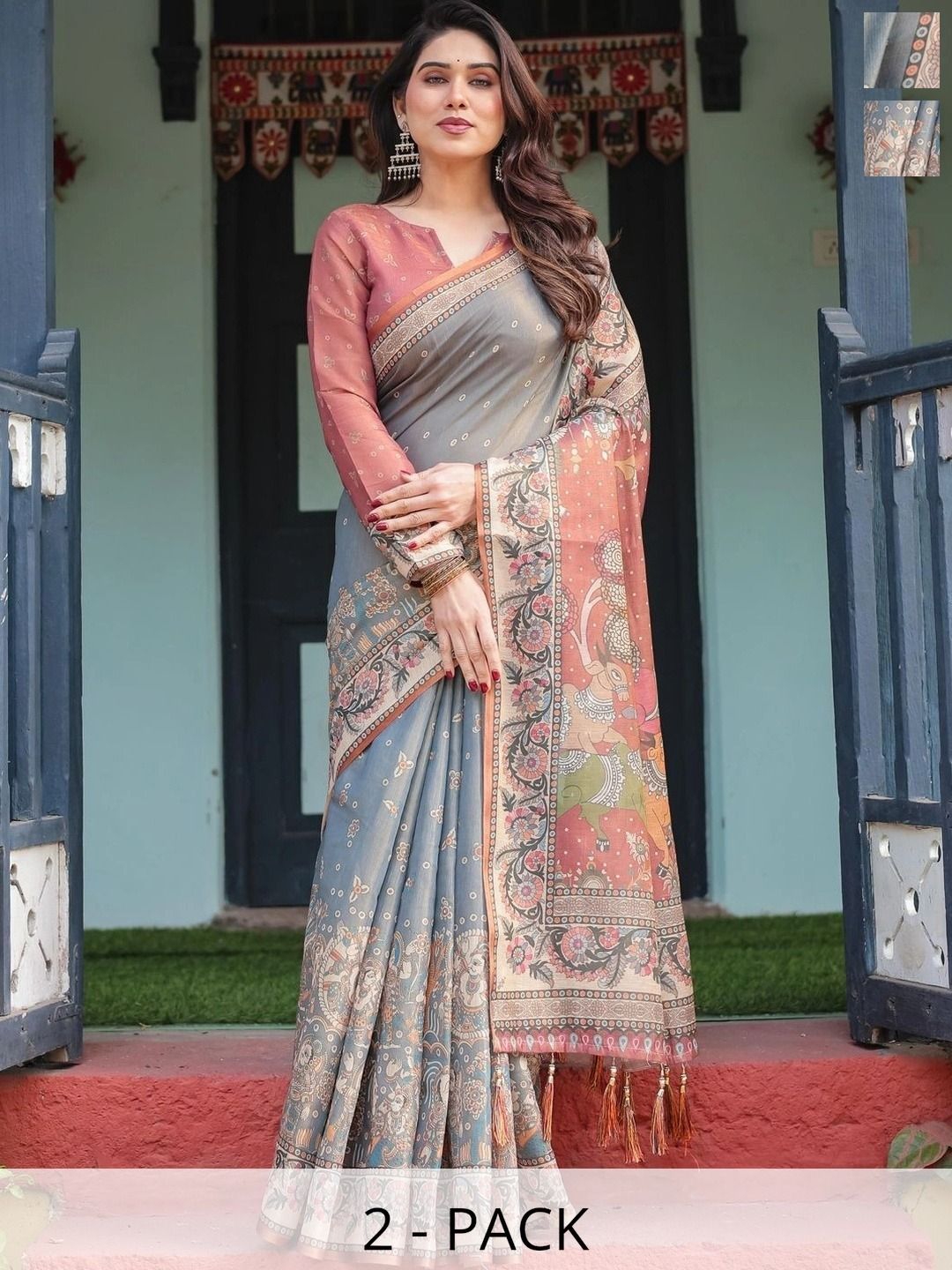 Moda Rapido Paisley Art Silk Banarasi Saree-picture-18
