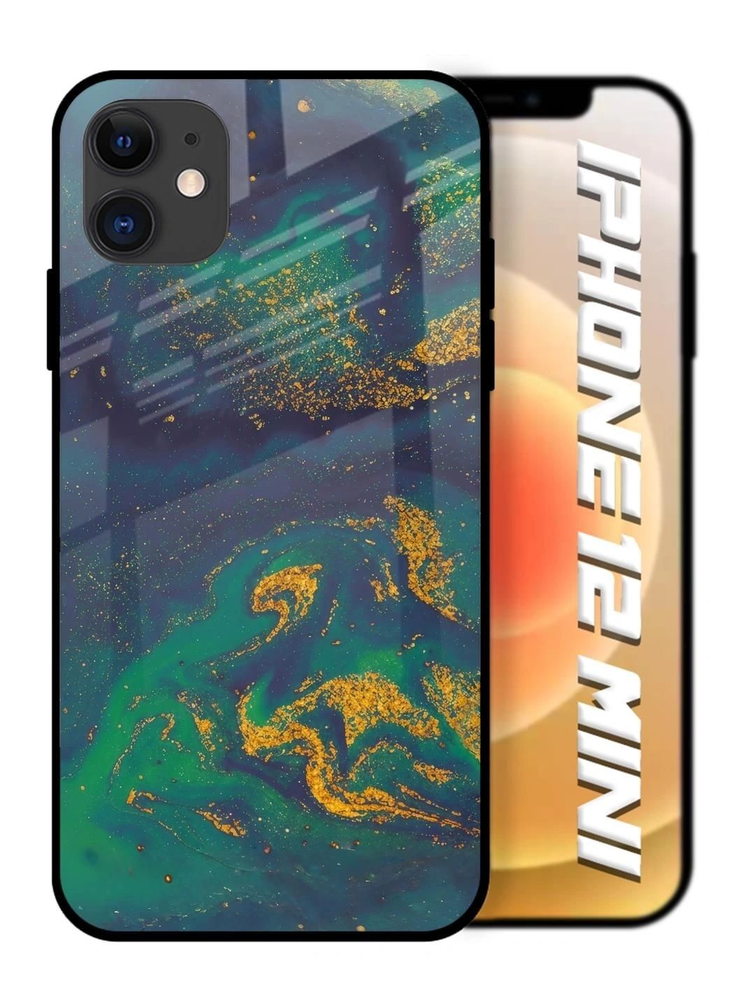 QRIOH Abstract Printed iPhone 12 Mini Back Case Mobile Accessories-picture-14
