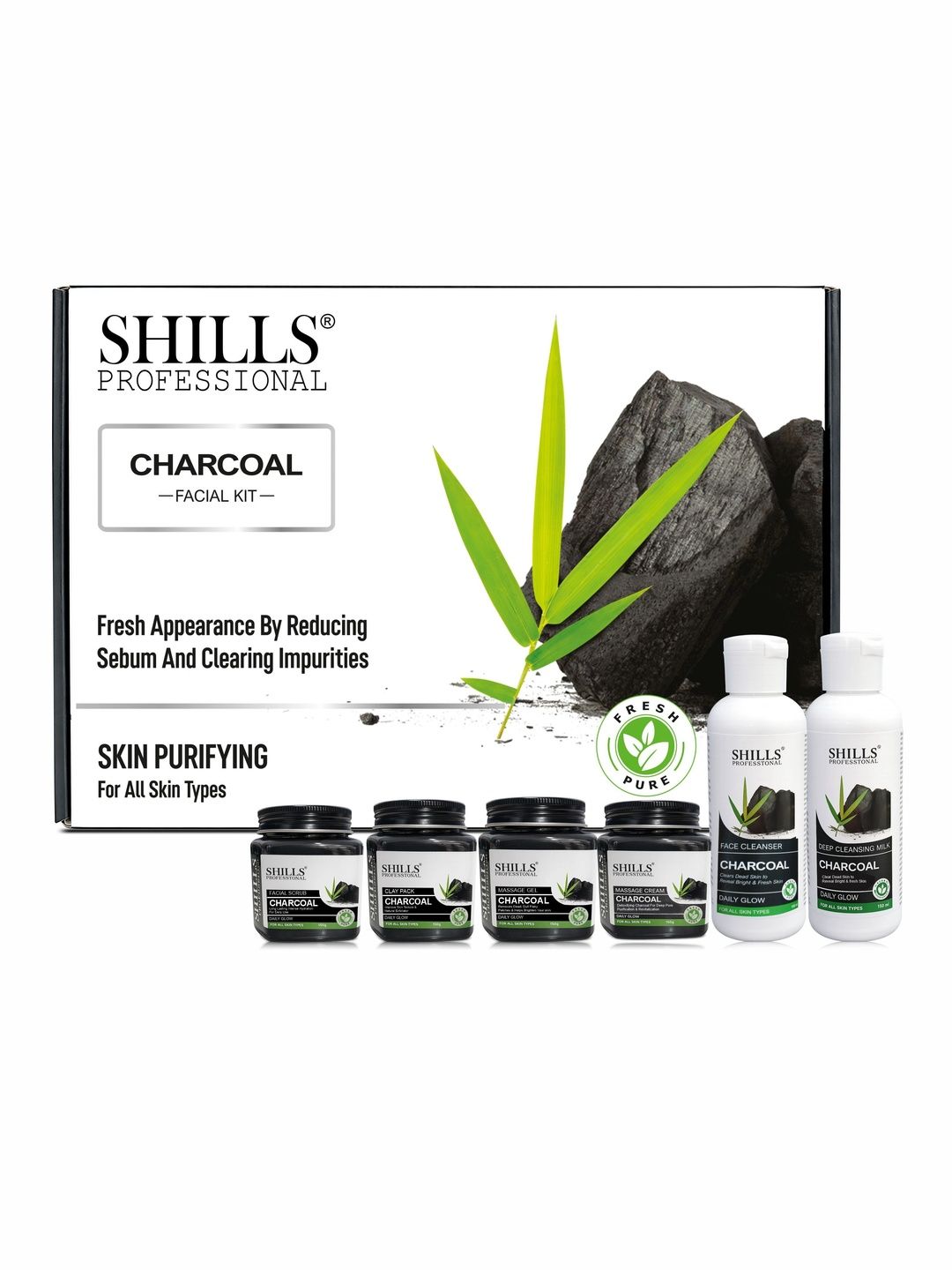 shills professional Charcoal Facial Kit - 800 ml-picture-41