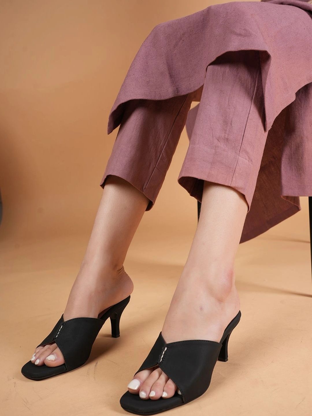 BELVE PARIS Slim Heeled Mules-picture-36