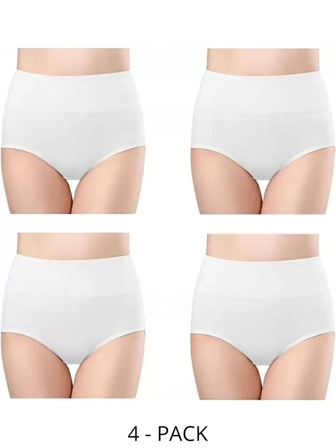 Bebron Women Pack of 4 Assorted Basic Briefs-picture-14