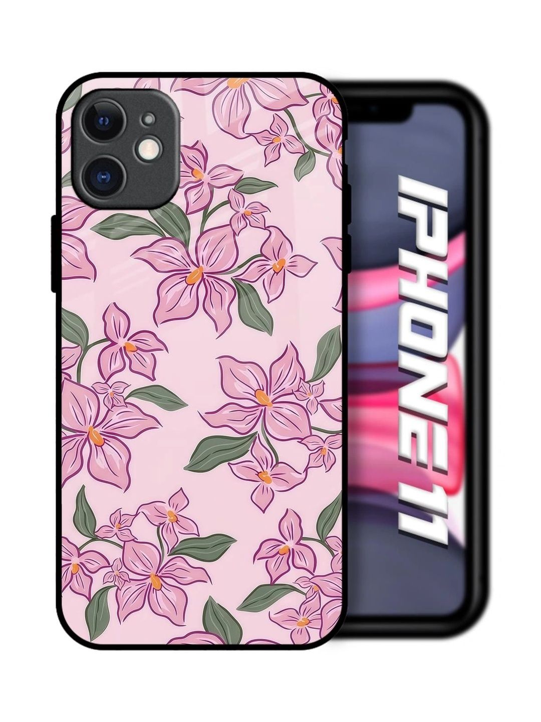 QRIOH Floral Printed iPhone 11 Back Case Mobile Accessories-picture-15