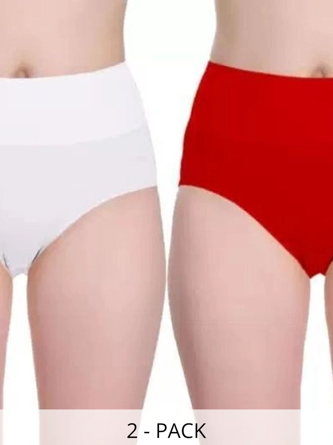 Bebron Women Pack of 2 Assorted Basic Briefs-picture-16