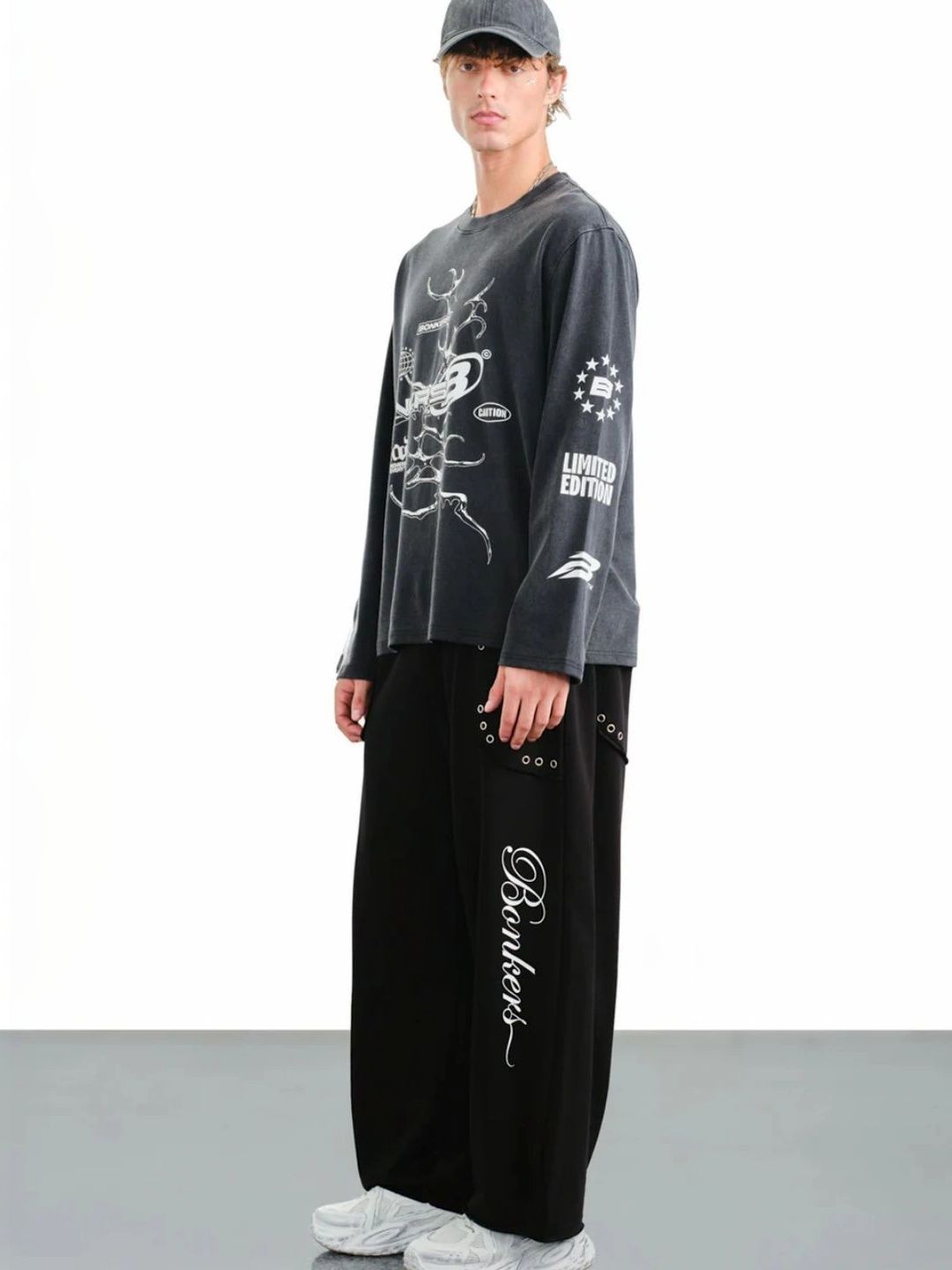 Bonkers Corner Men Printed Mid-Rise Trousers-picture-25