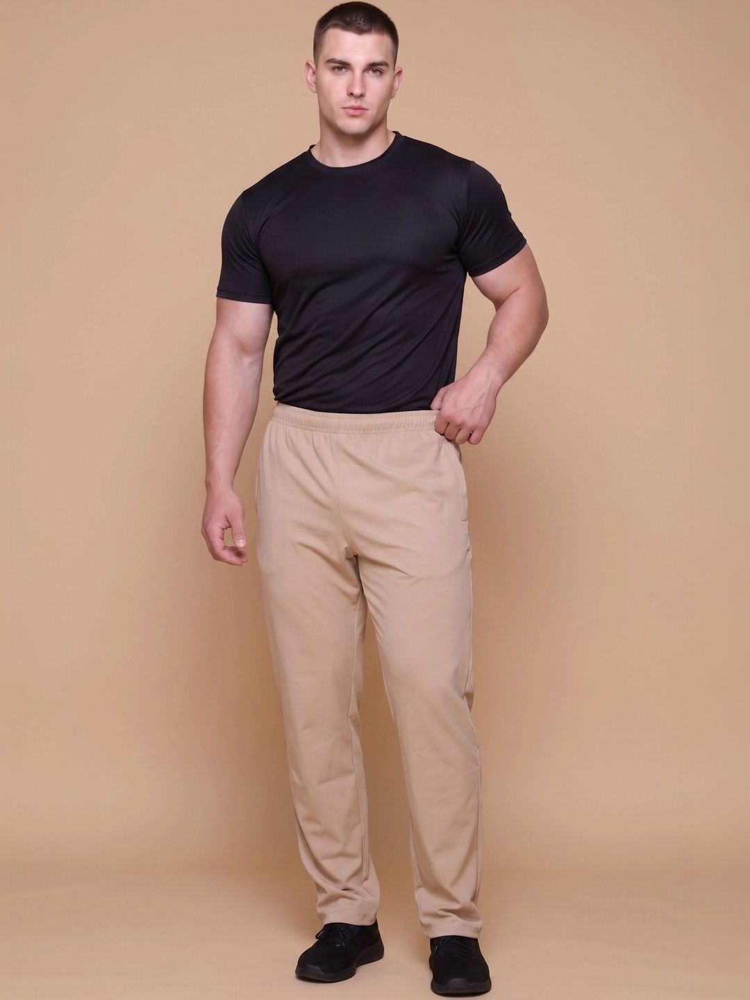 Mast & Harbour Men Regular Fit Training Track Pants-picture-10