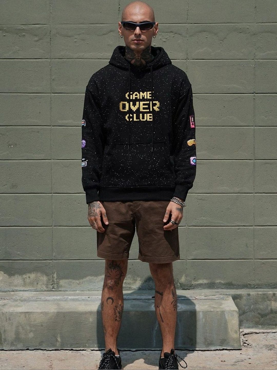 Bonkers Corner Men Printed Hooded Sweatshirt-picture-20