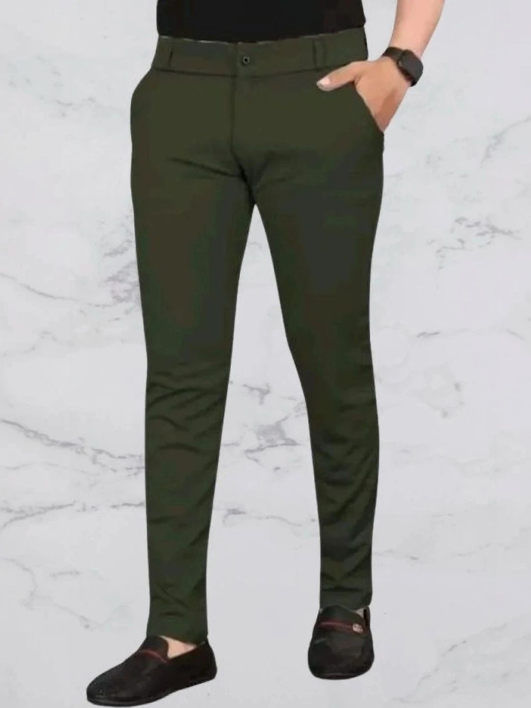 Nitya TrackP Men Smart Slim Fit Trousers-picture-38