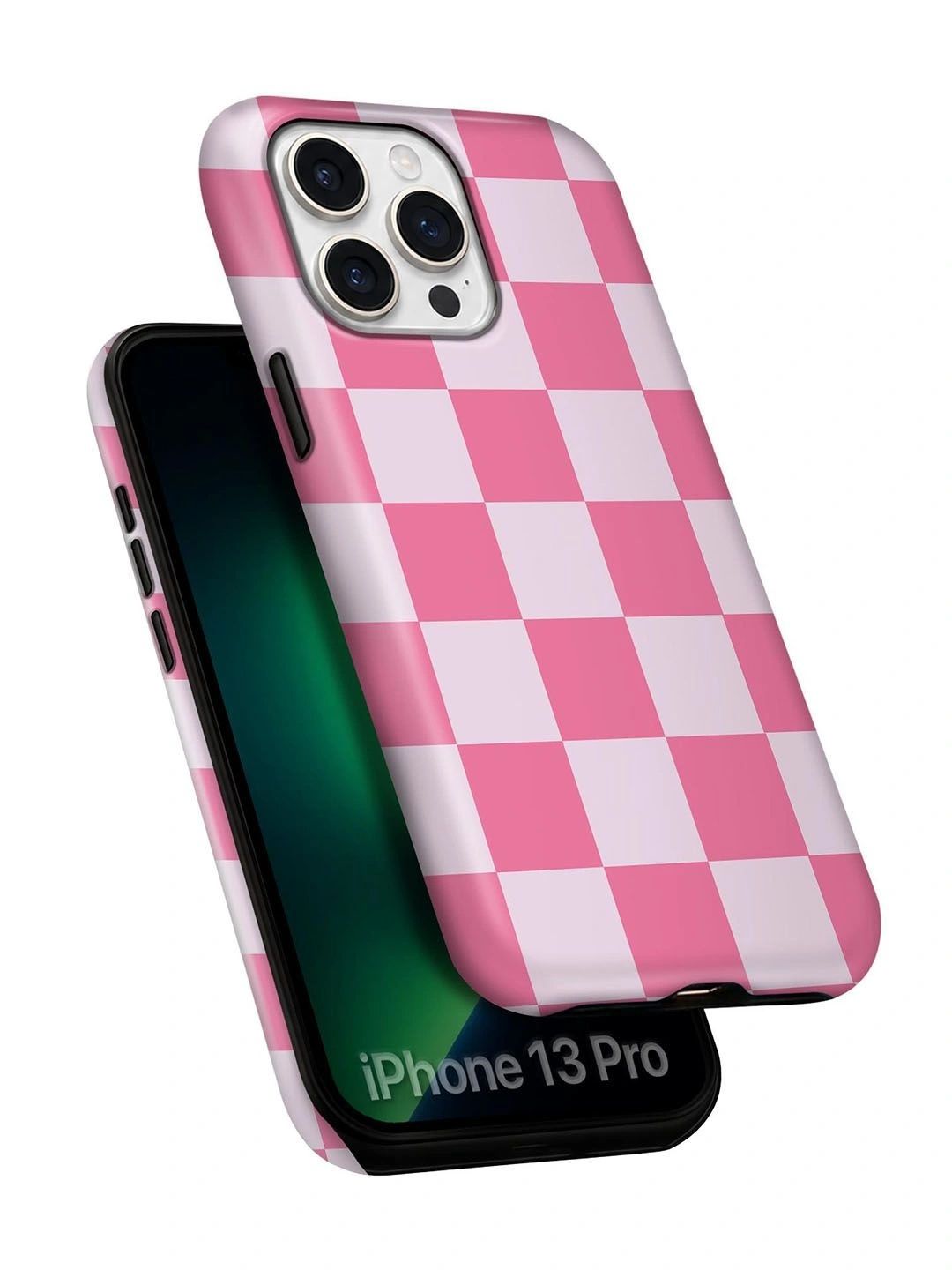 QRIOH Geometric Printed iPhone 13 Pro Back Case Mobile Accessories-picture-25