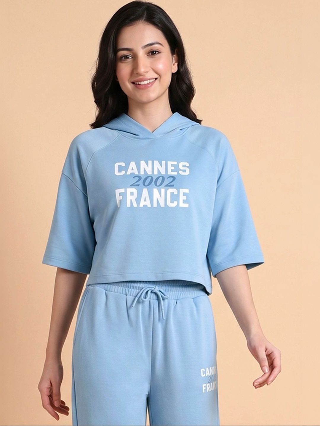 Zivame Women Printed Hooded Sweatshirt-picture-46