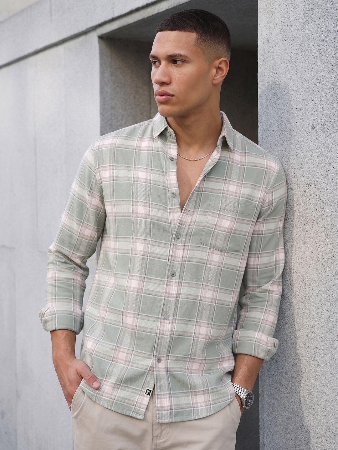 The Roadster Life Co. Tartan Checked Casual Shirt-picture-33