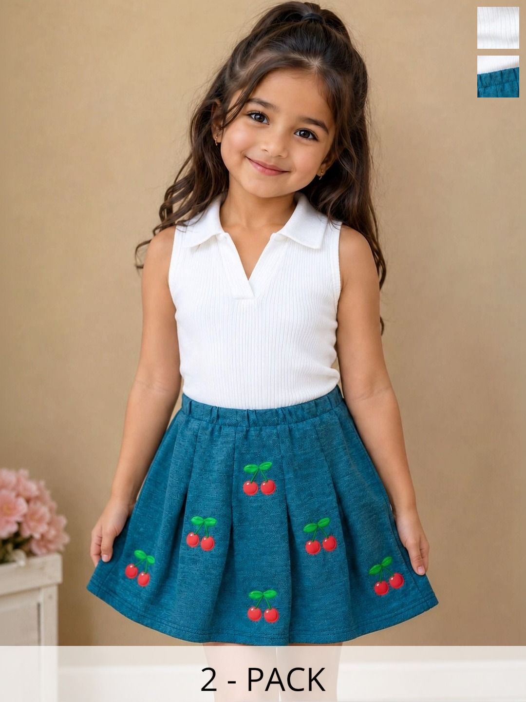 Ninas Girls Top with Skirt-picture-30
