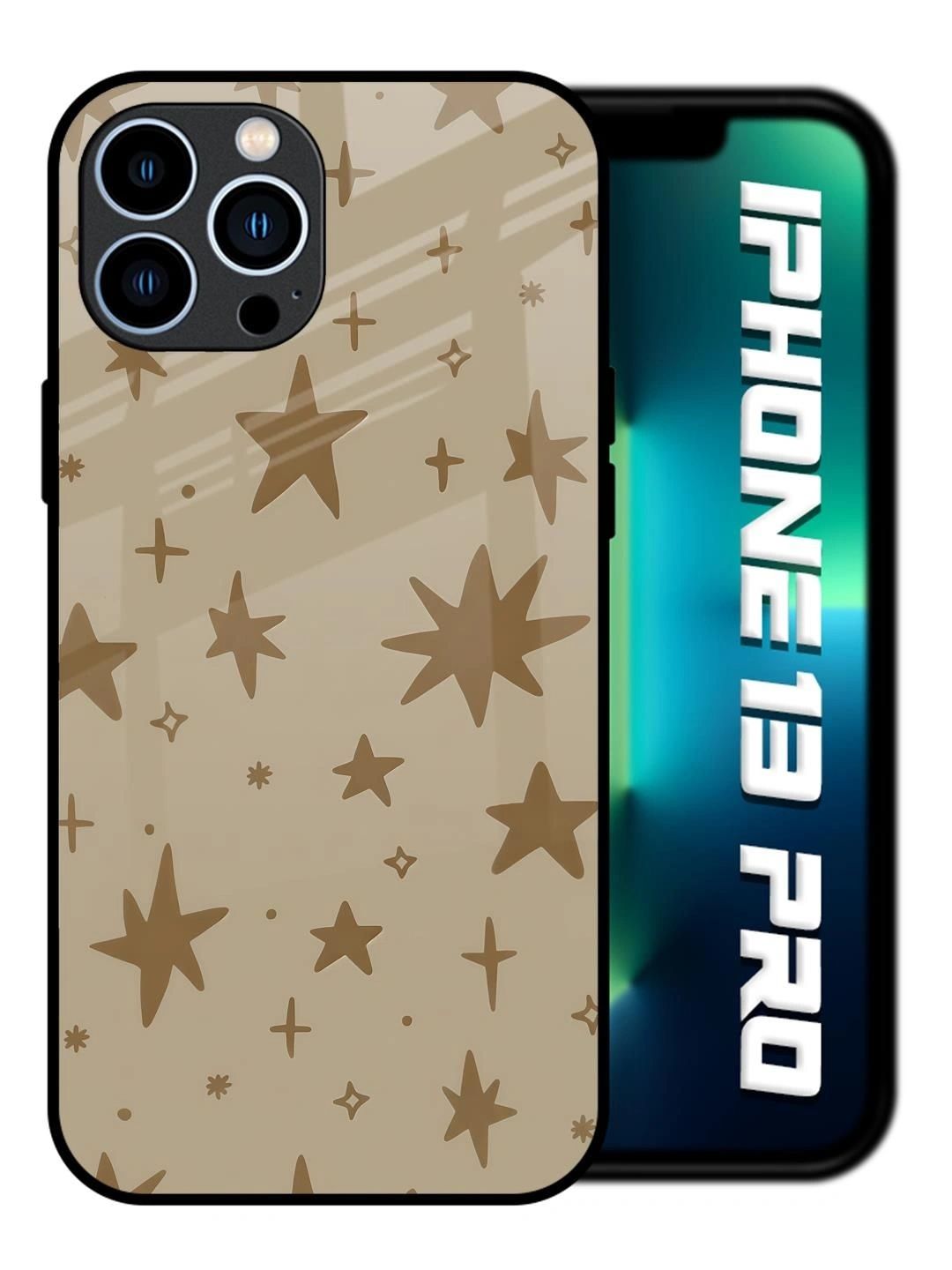 QRIOH Geometric Printed iPhone 13 Pro Back Case Mobile Accessories-picture-38
