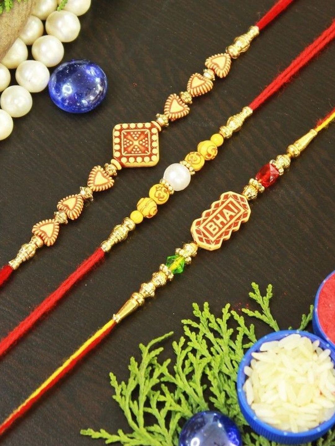 Sangria Thread Rakhi-picture-42