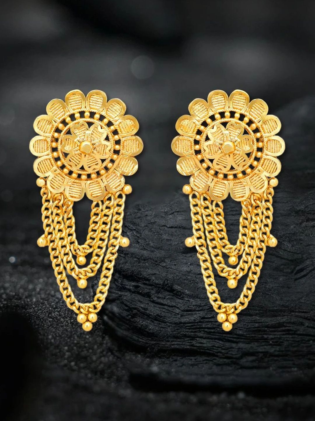 Drashti Collection Floral Drop Earrings-picture-18