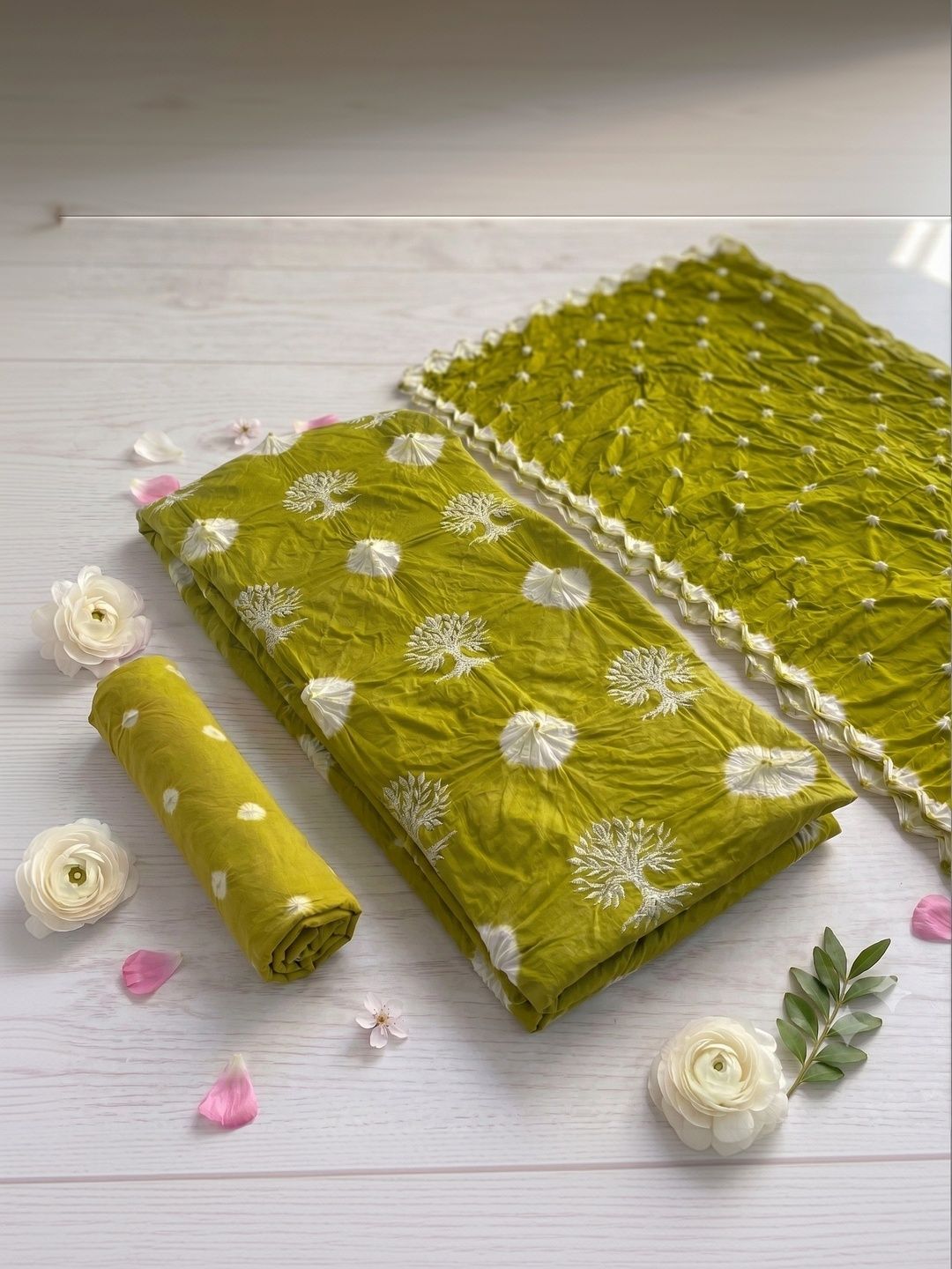 Madhuri Creation Embroidered Unstitched Dress Material-image-28
