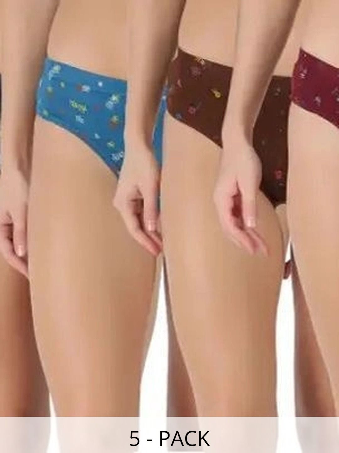Bebron Women Pack of 5 Printed Assorted Bikini-picture-46