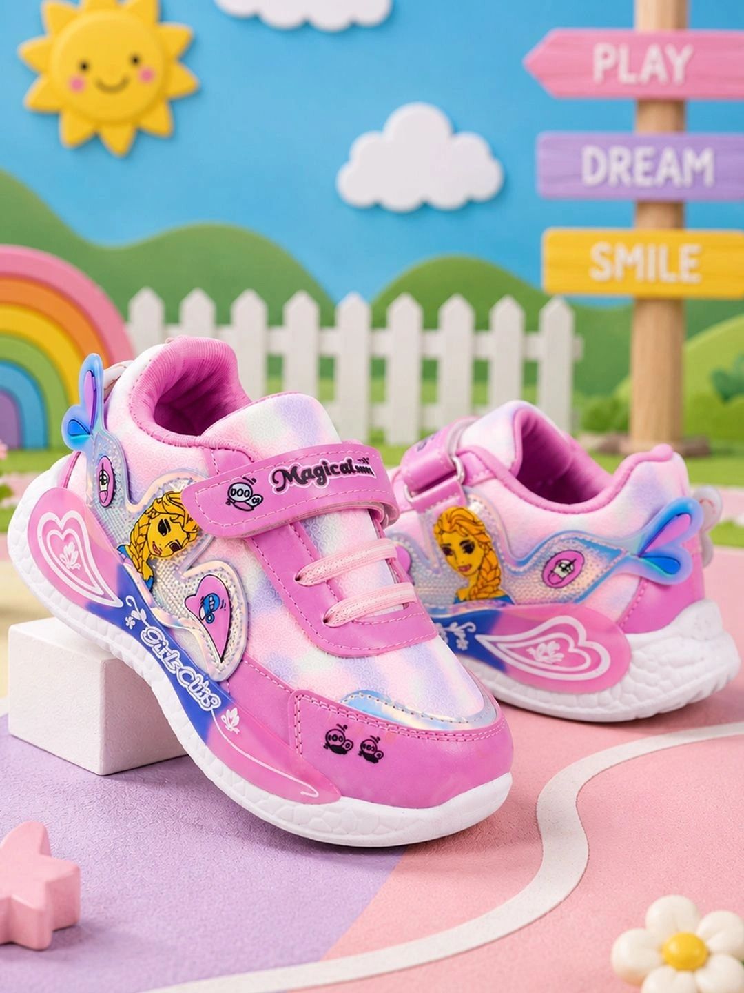 ABLESTEP Girls Printed Sneakers-picture-50